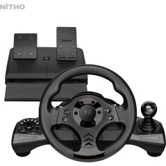 Nitho DRIVE PRO V16 Racing Wheel and Pedals for PC, Xbox Series S/X, Xbox One S, and PS3 - Unleash Your Racing Potential!